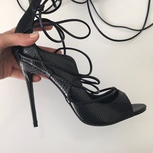 Simmi London Lace up sandal heels